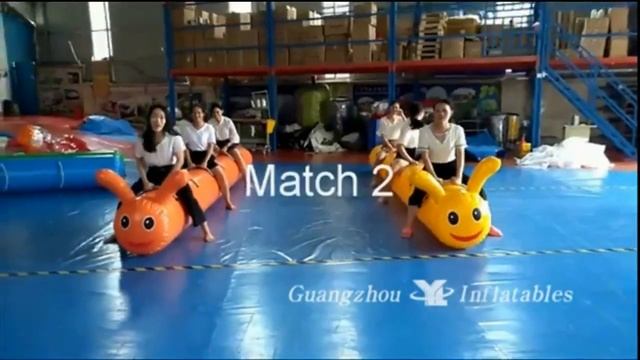 YL Inflatables Inflatable Caterpillar pipe Games смотреть онлайн