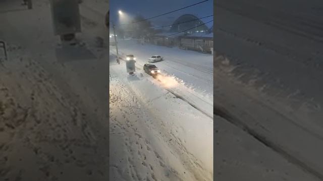 ⚡⚡⚡Приднестровье очень сильно заметает.На видео город Бендеры.