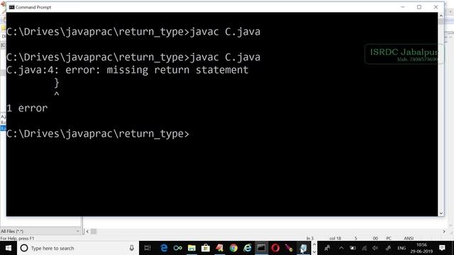 Function Return Type in Java ~ Lecture - 3 смотреть онлайн