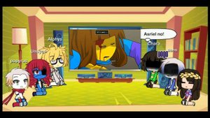 Undertale react to Glichtale Frisk VS Betty