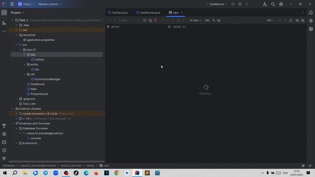 Java. JDBC. Урок 016. DAO. UPDATE. смотреть онлайн
