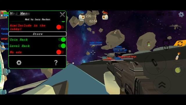 МОД МЕНЮ НА БЕССМЕРТИЕ ЧИКЕН ГАН►MOD MENU НА CHICKEN GUN  ✔