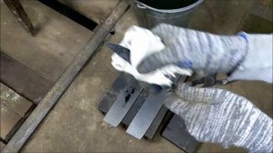 Показываю как правильно закалить клинок из подшипника. Всё довольно просто