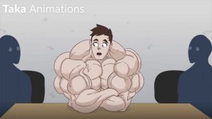 (Widescreen) Daydreaming Muscle Growth | -Mini Anim Series-