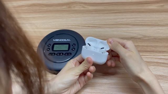 how to pair the MD601 CD PLAYER wih airpod/ airpod pro смотреть онлайн