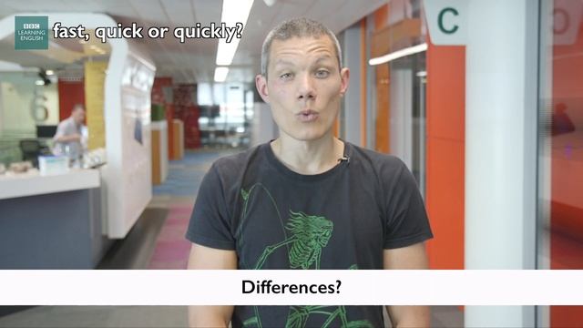 'Fast', 'quick' and 'quickly' - Learners' Questions