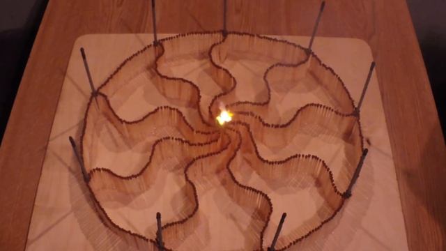 Домино из спичек и бенгальских огней! Такого я не ожидал!!! смотреть онлайн