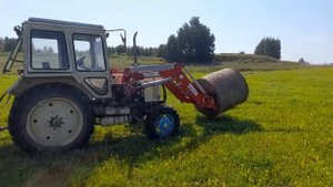 Вожу рулоны прицепом РОУ 6.Полная загрузка.