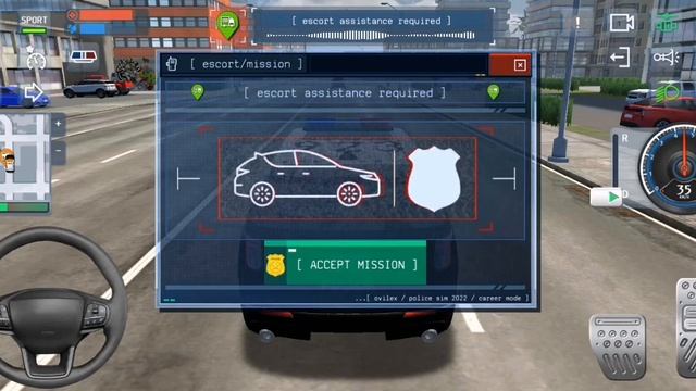 Police sim 2022 | LAPD President of USA escort car - Android gameplay смотреть онлайн