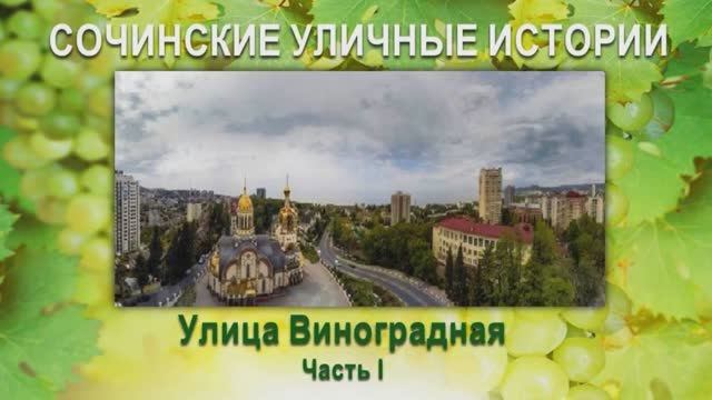 «Сочинские уличные истории». Улица Виноградная. Часть 1.