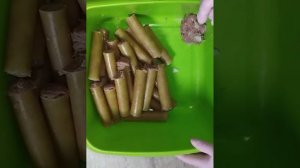 Трубочки с фаршем. Готовим в духовке.