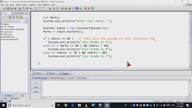 Java Program 6 | If Else Statement | Chapter 1 | Multimedia Programming смотреть онлайн