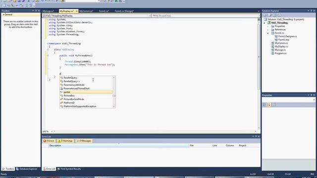 C# Video 3 - Multi-Threading and Passing Data between Classes смотреть онлайн