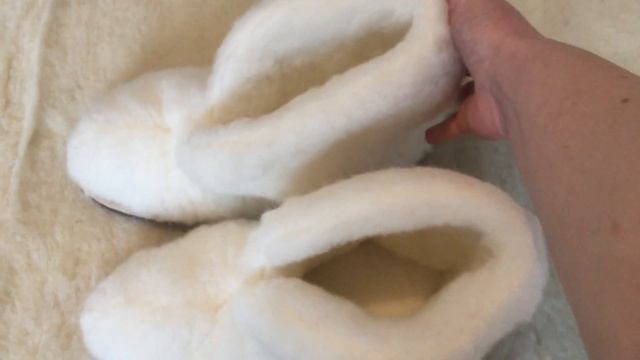 Тапочки из овечьей шерсти смотреть онлайн