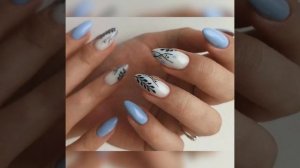 Самый модный маникюр 2021. Идеи голубого маникюра. ДИЗАЙН НОГТЕЙ (NaiL Design)