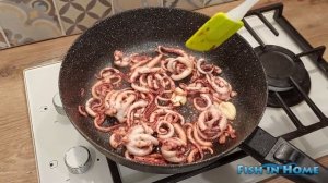 Жареные щупальцы кальмара