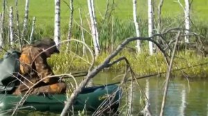 Рыбалка на пожарном озере в районе Кузедеева