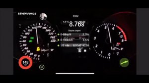 Замер скорости после чип-тюнинга Stage 2 Mercedes ML500 в кузове W166 Разгон 0-100 км/ч