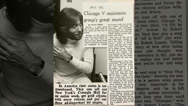 Robert Lamm Interview CHICAGO V, VI, VII; Discusses Death of Terry Kath (In The Studio)