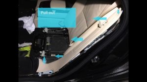 How to remove rear seat and lumbar support Mercedes-Benz S W221