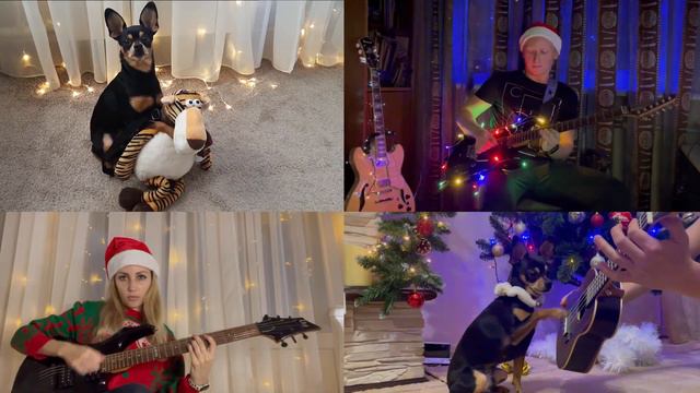 Jingle bells rock guitar cover смотреть онлайн