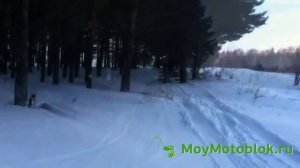 Снегоход (пневмоход) из мотоблока своими руками