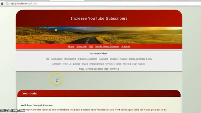 БЕСПЛАТНО раскрутить свой канал на YOUTUBE! смотреть онлайн