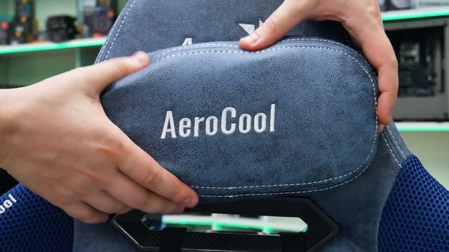 Обзор геймерского кресла AeroCool Duke Steel Blue / Root Nation смотреть онлайн