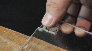 резка пластика ниткой