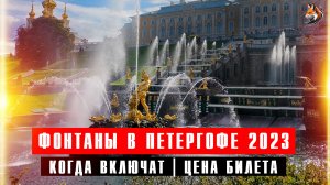 Когда включают фонтаны в Петергофе в 2023: расписание, открытие и цена билетов