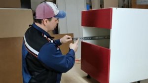 Как быстро снять и установить ящик на шариковых направляющих