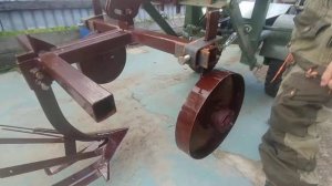 навеска адаптера мотоблока