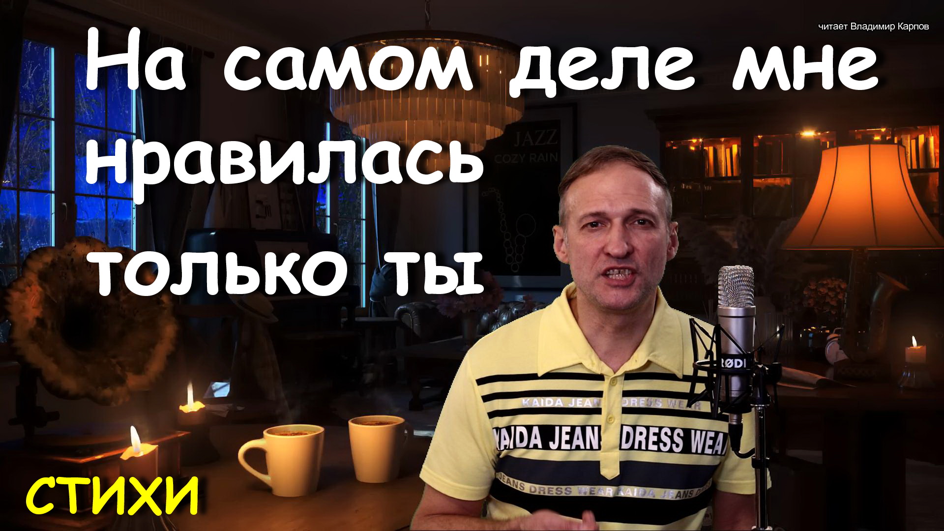 На самом деле мне нравилась только ты - Стихи.Читает Владимир Карпов.