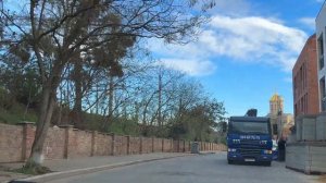 ТБИЛИСИ. АПРЕЛЬ. ОТ ПРОСПЕКТА ДАДИАНИ ДО МЕТРО АВЛАБАРИ НА АВТО. ПО СТАРЫМ УЗКИМ УЛИЦАМ XIX века