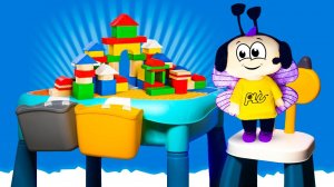 Распаковка СТОЛА с СЕКРЕТНЫМ ОТСЕКОМ для школы! Конструктор, песочница и бассейн! Для детских игр!