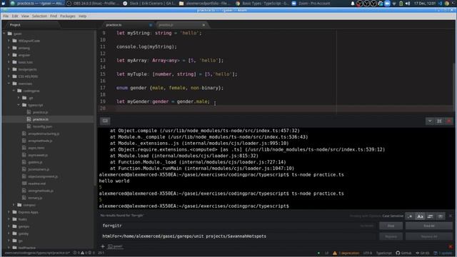 Typescript 101 #2 - The Types, including Tuples and Enums