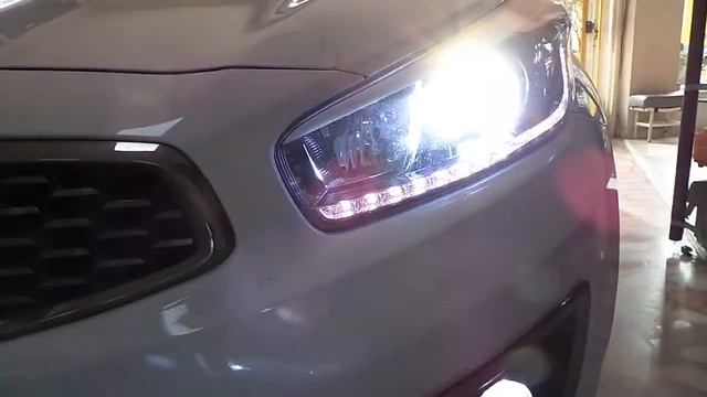 Kia City kısa ve uzun farına H7 Led far ampulü montajı uygulaması led headlight applications смотреть онлайн