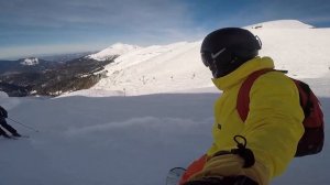 Роза Хутор Примула - самая страшная трасса (подъёмник Крокус) Горнолыжный Курорт в Сочи