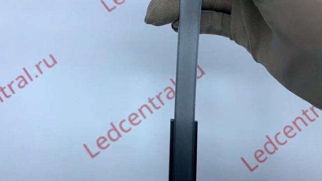 Алюминиевый профиль Arlight PDS-S-2000 ANOD Black RAL9005 Арт.020895 смотреть онлайн