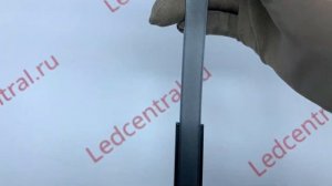 Алюминиевый профиль Arlight PDS-S-2000 ANOD Black RAL9005 Арт.020895