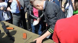 Разборка-сборка Автомата Калашникова , 9 мая 2014 г.