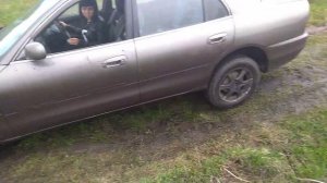 Мицубиси Галант 7 1994г. W4a32 Проверка полного привода