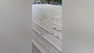 Монтаж пола из террасной доски