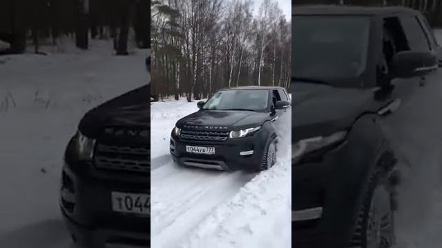 RRE рендж ровер evoque по мокрому снегу смотреть онлайн