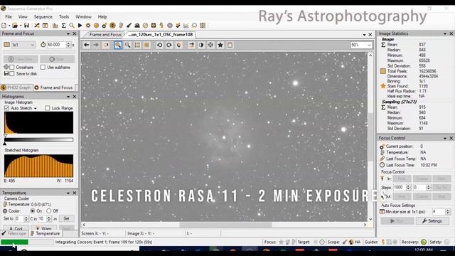 Captured Cocoon Nebula with two scopes -Explore Scientific 127MM Refractor and Celestron RASA 11" смотреть онлайн