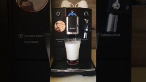 Приготовление латте в кофемашине nivona