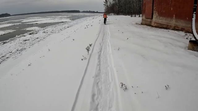 Неспешная покатушка по берегу Оки и лесу смотреть онлайн