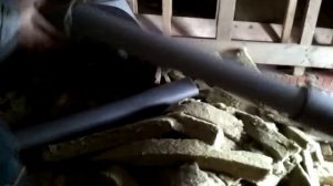 Вытяжка с кухни.Из канализационных и вентиляционных труб.