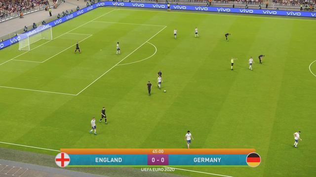 eFootball PES 2021: England vs Germany | UEFA EURO 2020 Top 16 Gameplay [PS5 4K 60FPS UHD]