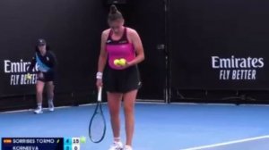 Amazing 🤩 16 Y/O Alina Korneeva Stunns Sara Sorribes Tormo in a 3 set thriller 📰🎙
